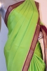 Contrast Classic Pure Mysore Crepe Silk Saree